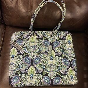 NWT Raymond Waites Paisley Laptop Bag 14”x16”